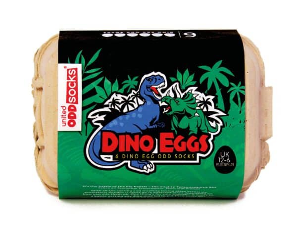 Kindersokken T-rex dino eieren Oddsocks