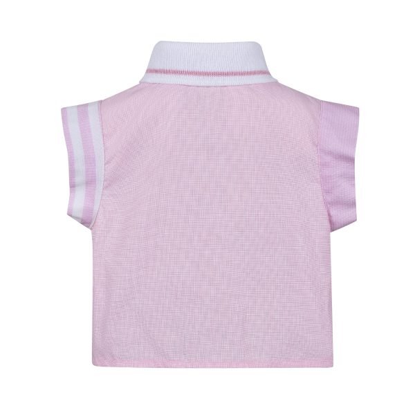 Lapin House roze set met knoopshirt en short (pré-order)