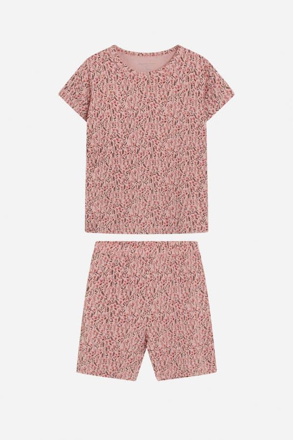 Hust&Claire roze pyjama, bamboo collection