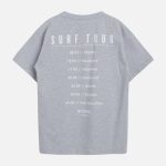 Hust&Claire grijs T-shirt surfplank 'Andi'