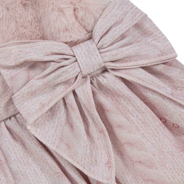 Lapin House roze jurk 'knuffelkonijn' met bont