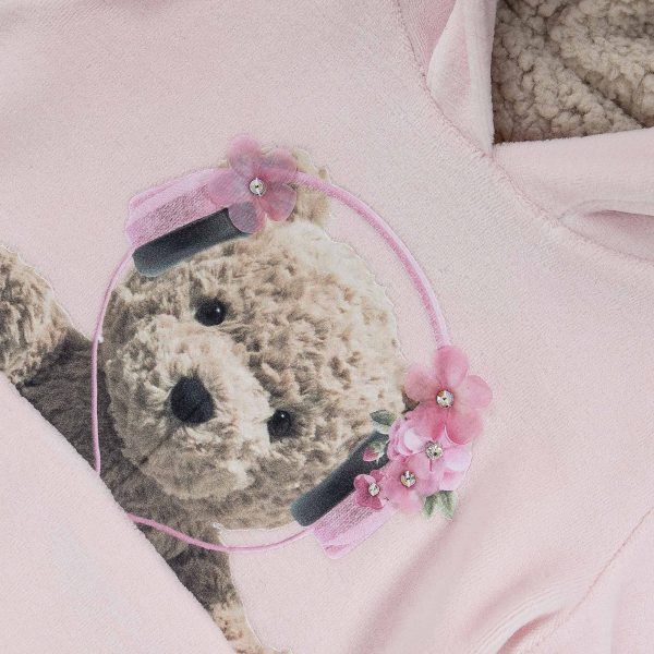 Sweaterjurk roze 'Teddy' Lapin House