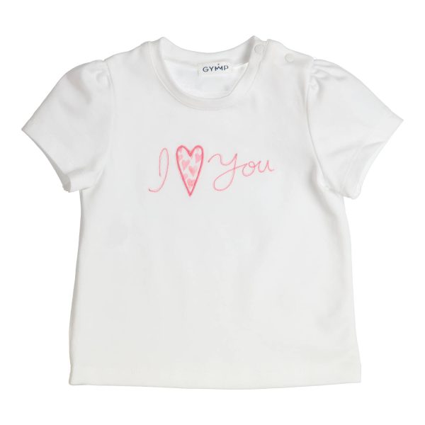 GYMP wit T-shirt 'I love you'