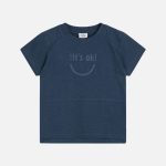 Hust&Claire donkerblauwe T-shirt it's ok! 'Askil'