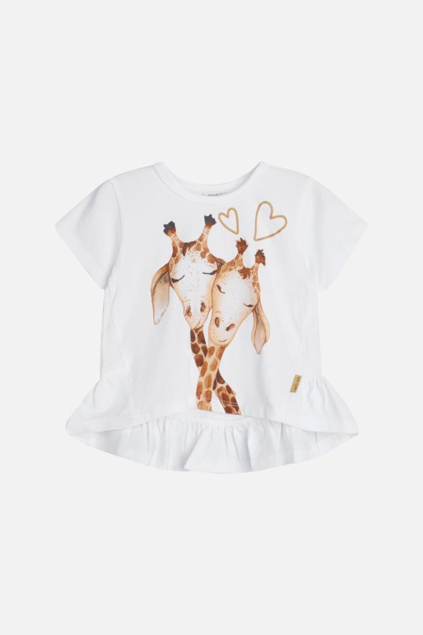 Hust&Claire T-shirt giraf 'Adanna'