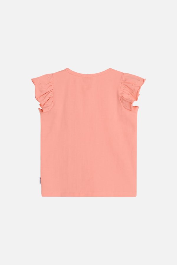 Hust&Claire roze T-shirt 'Amela'